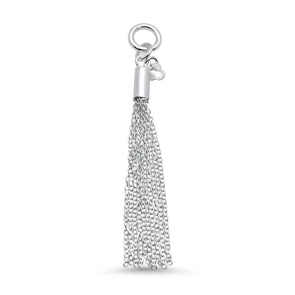 Letay Jewelry - NWT Fashion Women's 925 Sterling Silver Chain Tassel Design Pendant